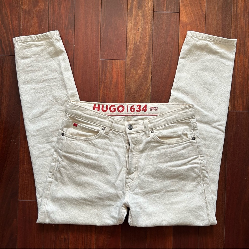 HUGO Off-White Denim Jeans